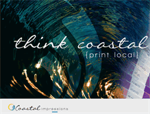 Tablet Screenshot of coastalimpressions.com